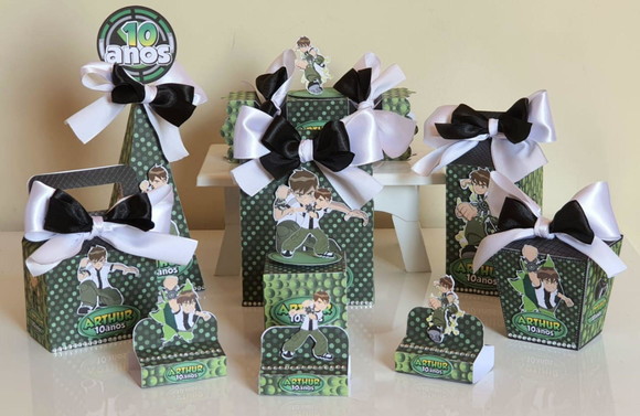 Kit 50 Lembrancinhas de Festa Ben 10