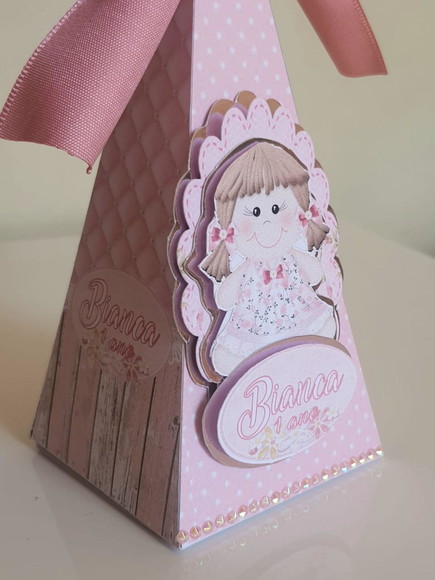 Caixa Pirâmide/cone Boneca - Imagem 5