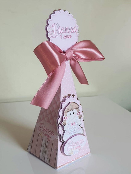 Caixa Pirâmide/cone Boneca - Imagem 2
