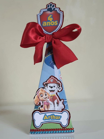 Caixa Pirâmide/cone Patrulha Canina - Imagem 4