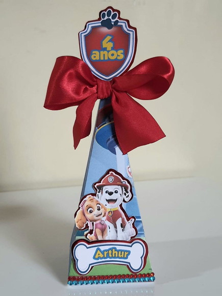 Caixa Pirâmide/cone Patrulha Canina - Imagem 2