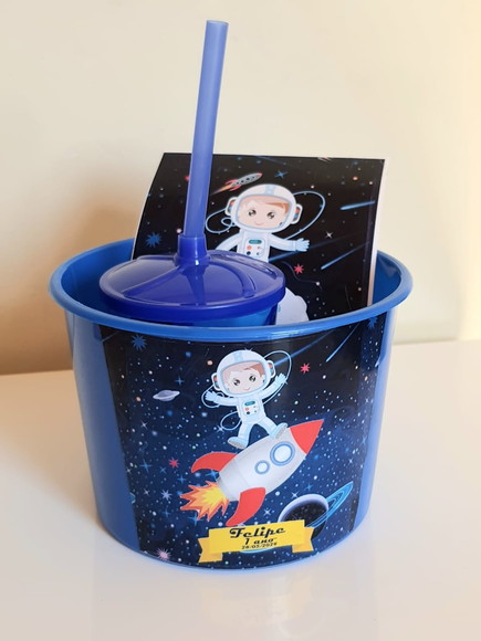 Kit Cinema Lembrancinha de Festa Astronauta
