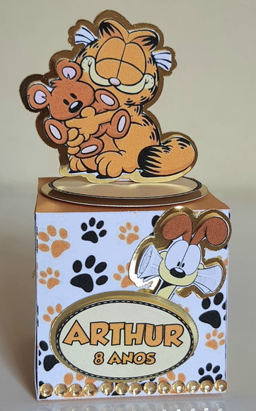 Caixa Cubo Garfield