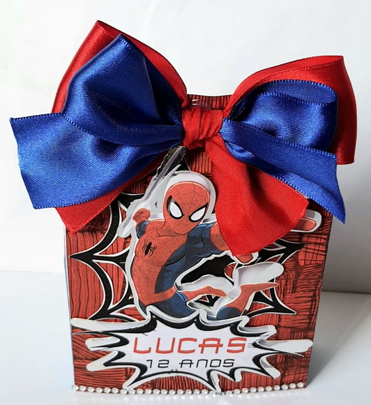 Caixa Sacolinha Homem-aranha - Imagem 2