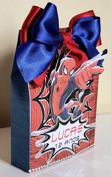 Caixa Sacolinha Homem-aranha - Imagem 5