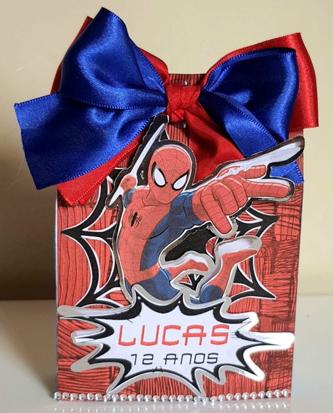 Caixa Sacolinha Homem-aranha - Imagem 3