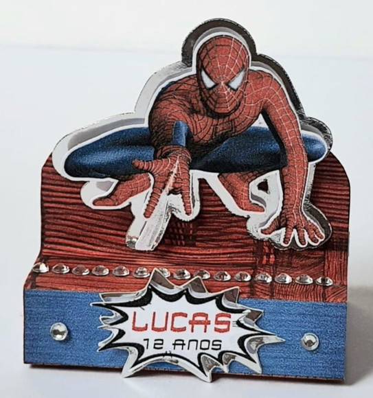 Porta-bis Duplo Homem Aranha