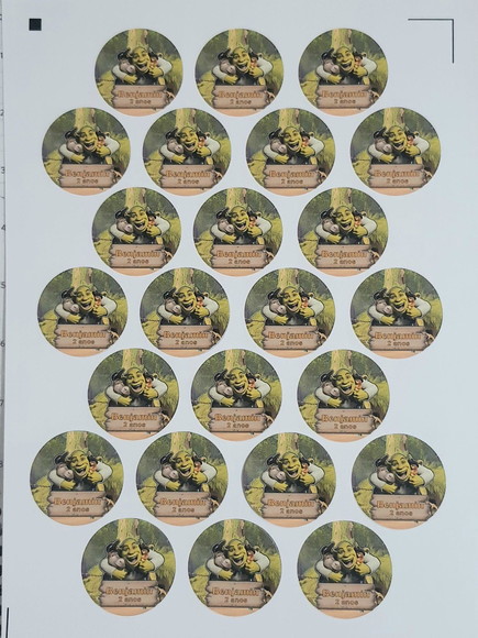 Kit de 120 Adesivos Personalizados com Tema Shrek - Imagem 4