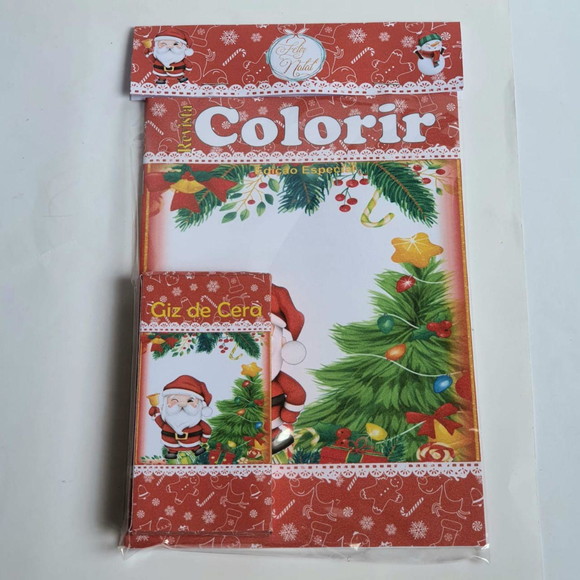 Kit Colorir com Giz de Cera Natal - Imagem 5