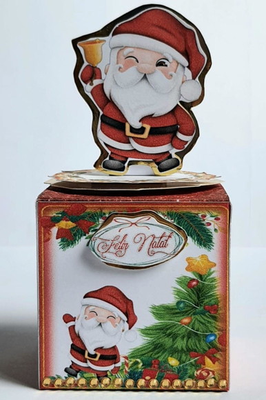 Caixa Cubo Natal - Imagem 5