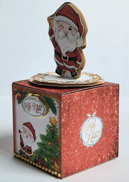 Caixa Cubo Natal - Imagem 3