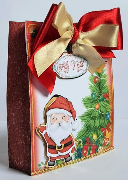 Caixa Sacolinha Natal - Imagem 2