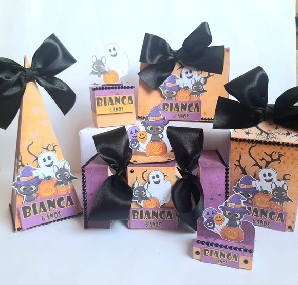Kit 50 Lembrancinhas de Festa Halloween