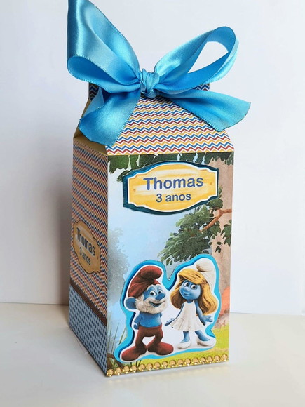 Caixa Milk Smurfs