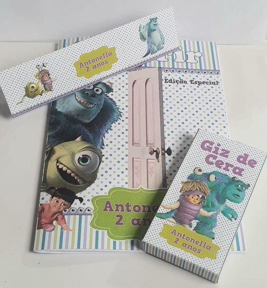 Kit Colorir com Giz de Cera