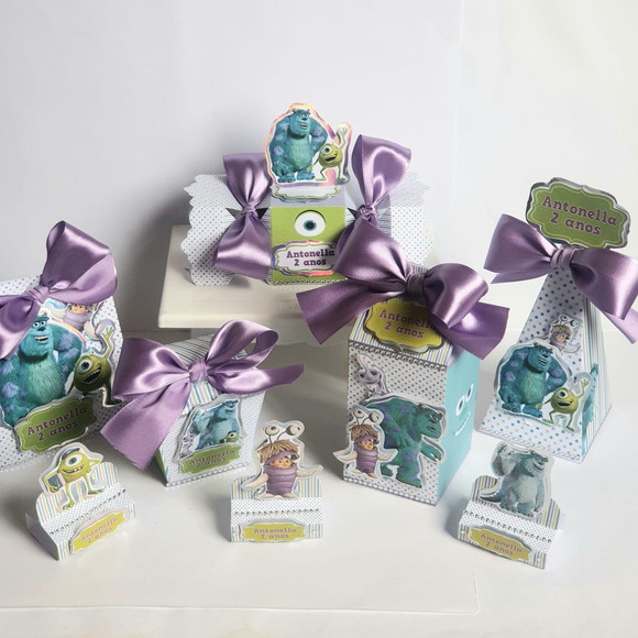 Kit 50 Lembrancinhas de Festa Monstros S.a.