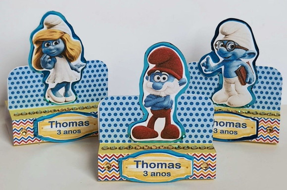 Porta-bis Duplo Smurfs