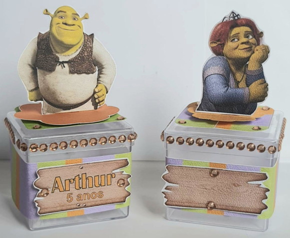 Caixa Acrílica Lembrancinha Shrek
