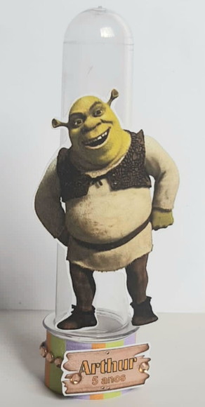 Tubete Lembrancinha de Festa Shrek