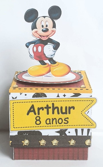 Caixa Cubo Mickey