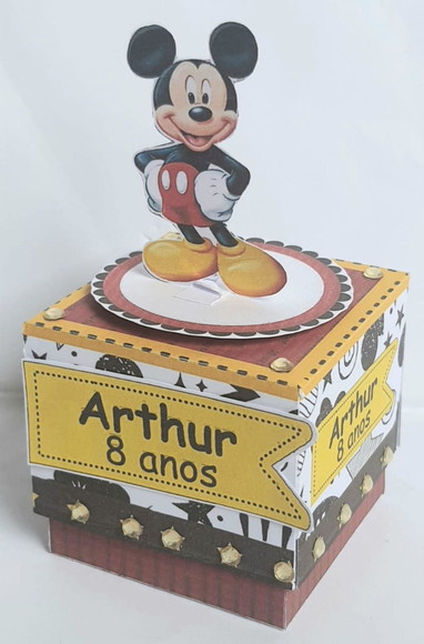 Caixa Cubo Mickey - Imagem 3