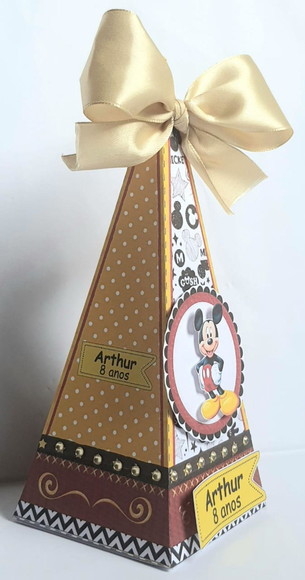 Caixa Cone/pirâmide Mickey