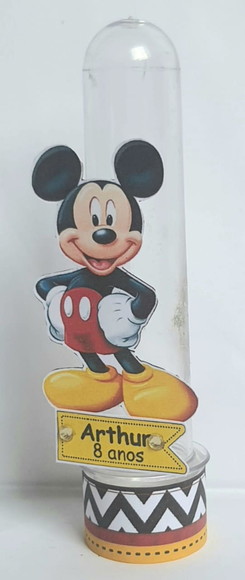 Tubete Lembrancinha para Festa Mickey - Imagem 2