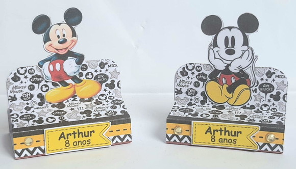 Porta-bis Duplo Mickey