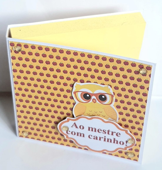 Lembrancinha de Dia dos Professores Porta Post-it - Imagem 3
