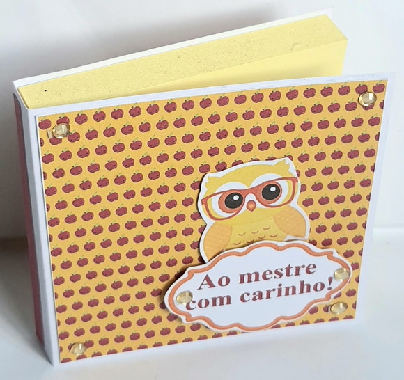 Lembrancinha de Dia dos Professores Porta Post-it - Imagem 2