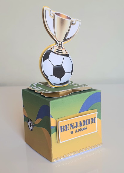 Caixa Cubo Futebol