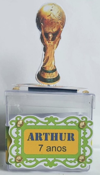 Caixa Acrílica Personalizada Seleção Brasileira