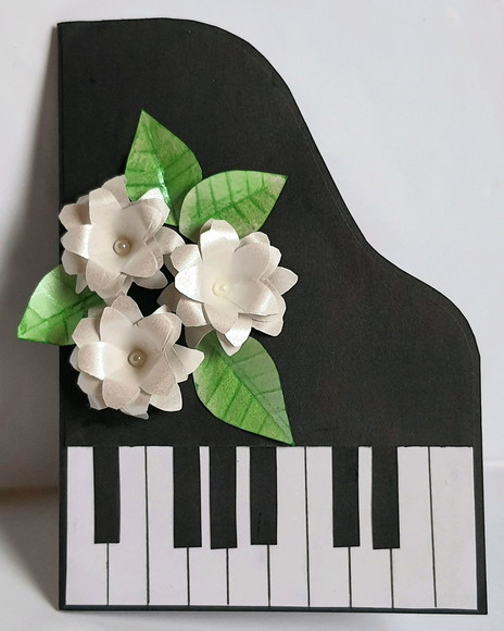 Cartão/convite piano - Imagem 4