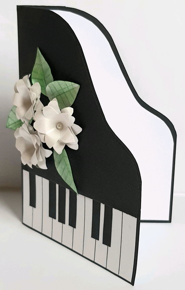 Cartão/convite piano - Imagem 2