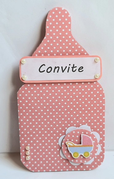 convite/cartão para maternidade mamadeira - Imagem 3