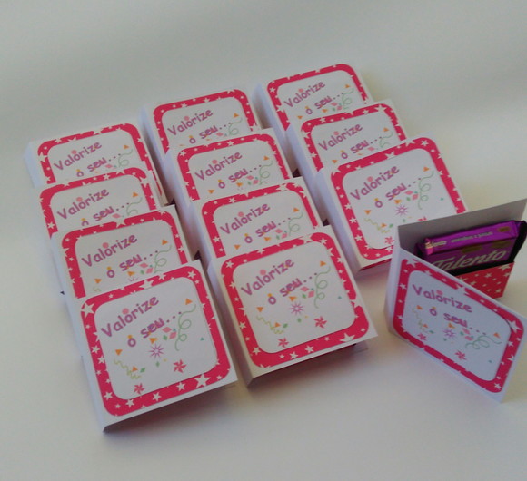 Cartão Chocolate em Scrapbook