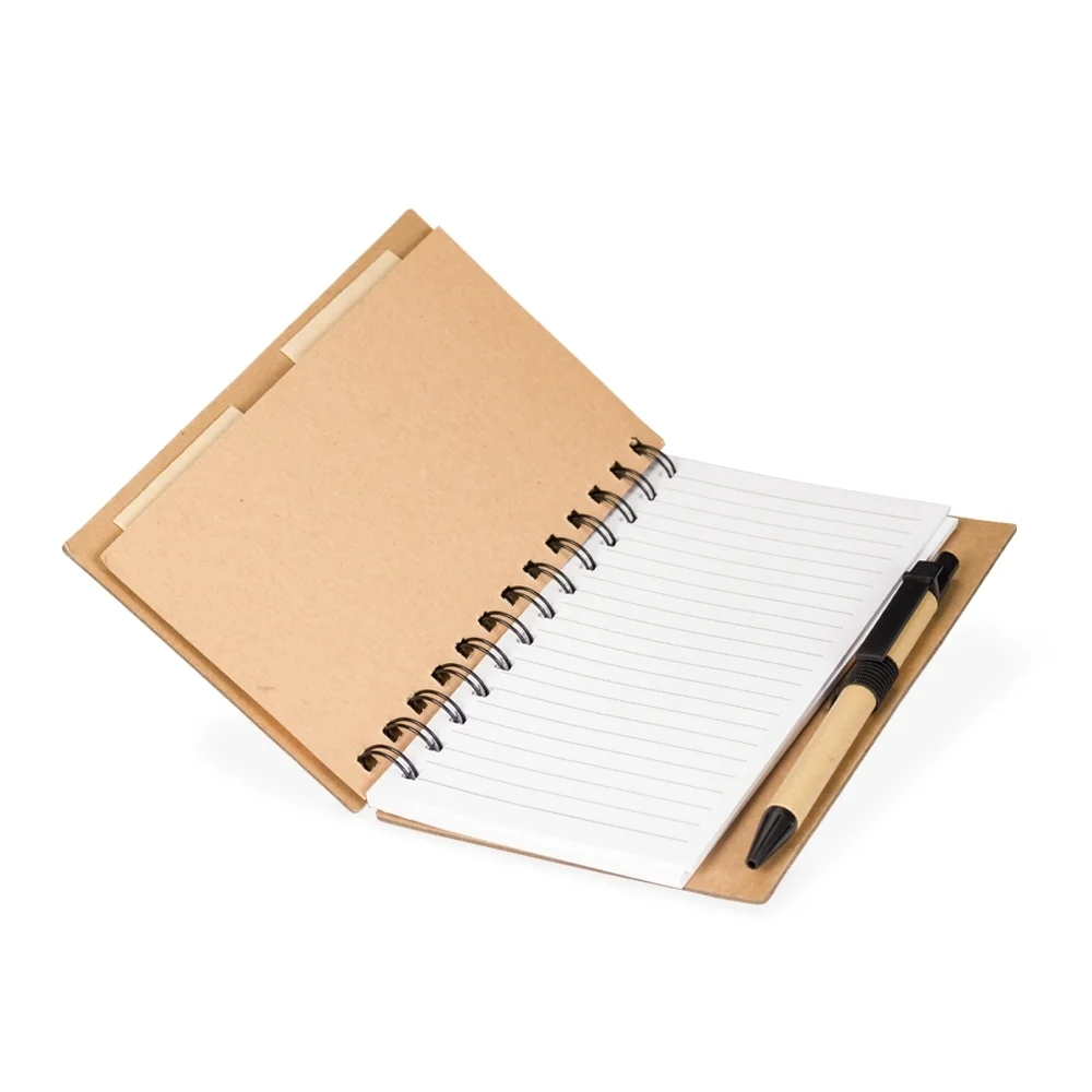 100 Cadernos Ecológicos Personalizados Brinde Atacado (copia) - Imagem 3