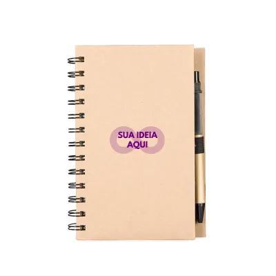 100 Cadernos Ecológicos Personalizados Brinde Atacado (copia)