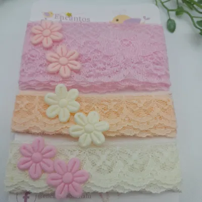 Cartela de Rendas e Florzinhas Cores Coordenados para Scrapbook e Artesanato