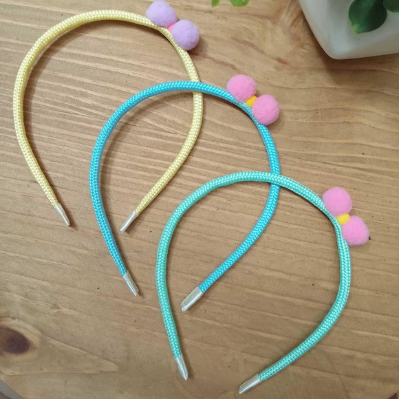 30 Brindes Tiara Pompom - Imagem 2