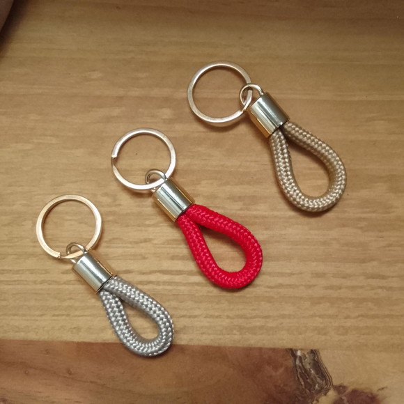 50 Mini Chaveiros em Corda Náutica