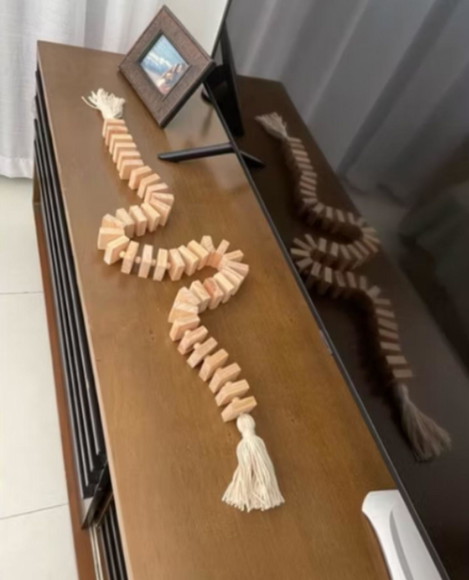 Adorno Colar de Mesa Quadrado - Imagem 3