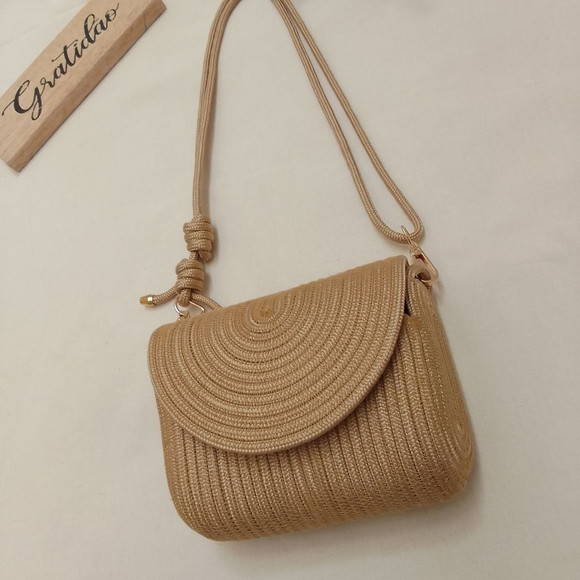 Bolsa Tiracolo em Corda Náutica