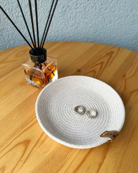 Cesto Organizador em Cordão de Algodão