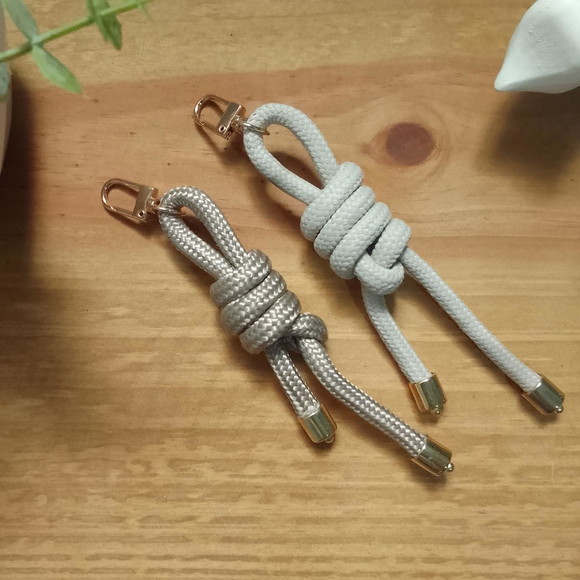 Kit 2 Chaveiros com Nó em Corda Náutica