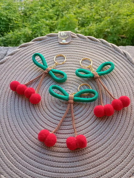 Kit 3 Chaveiros Cerejinha - Imagem 4