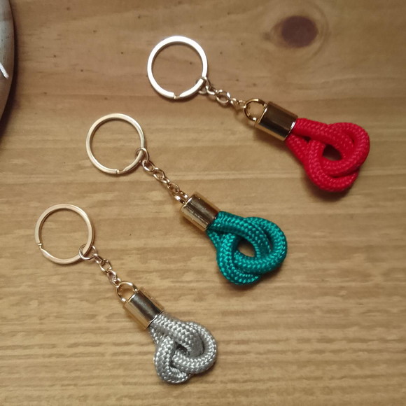 Kit 50 Chaveiros em Corda Náutica