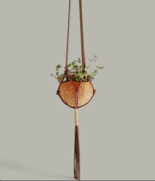 Suporte de Plantas Macramé
