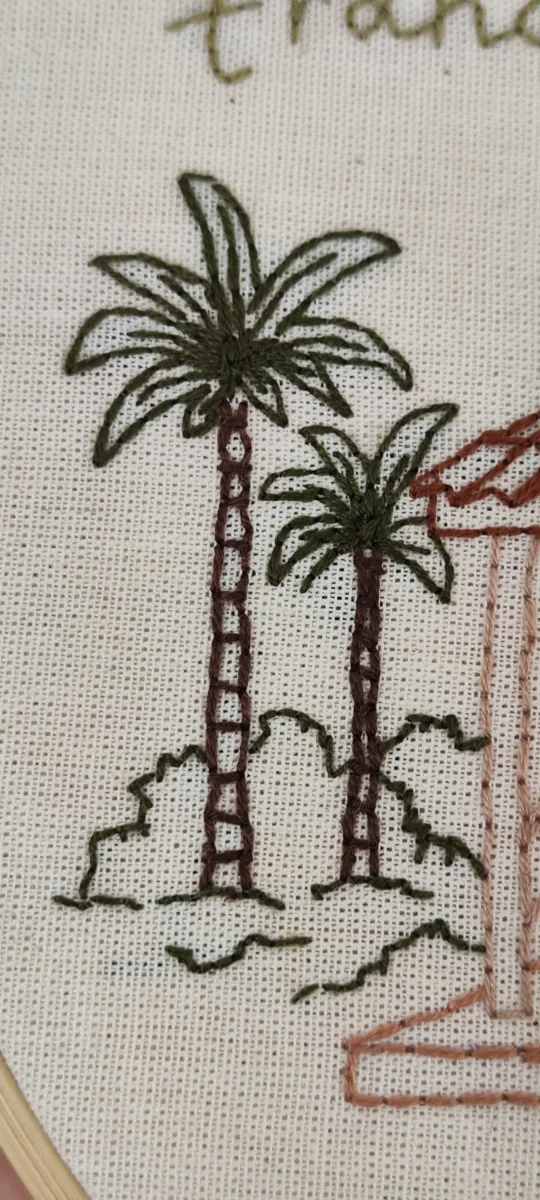 Bastidor bordado para batizado - Personalizado - Imagem 6