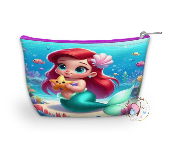 Ariel Pequena Sereia Baby Cut - Necessaire Personalizada